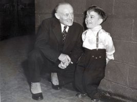 Conn Smythe and a boy