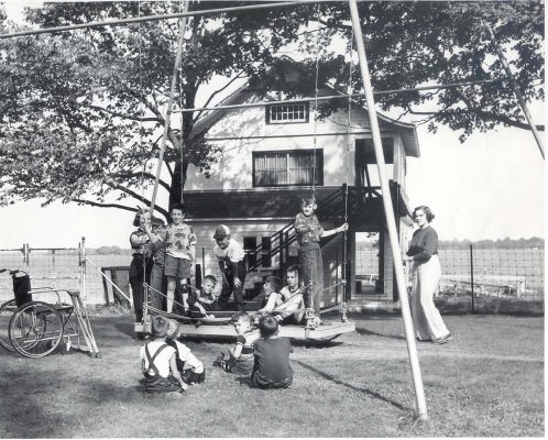Kids playing at Camp Merrywood