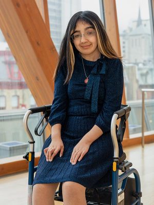 Image of Nikki Tokhi who is an Easter Seals Ontario 2023 Ambassador