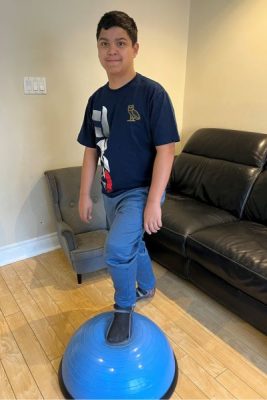 Image of Alderin standing in living room