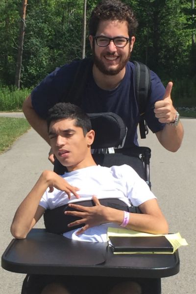 Image of Christopher at Camp Easter Seals Ontario 