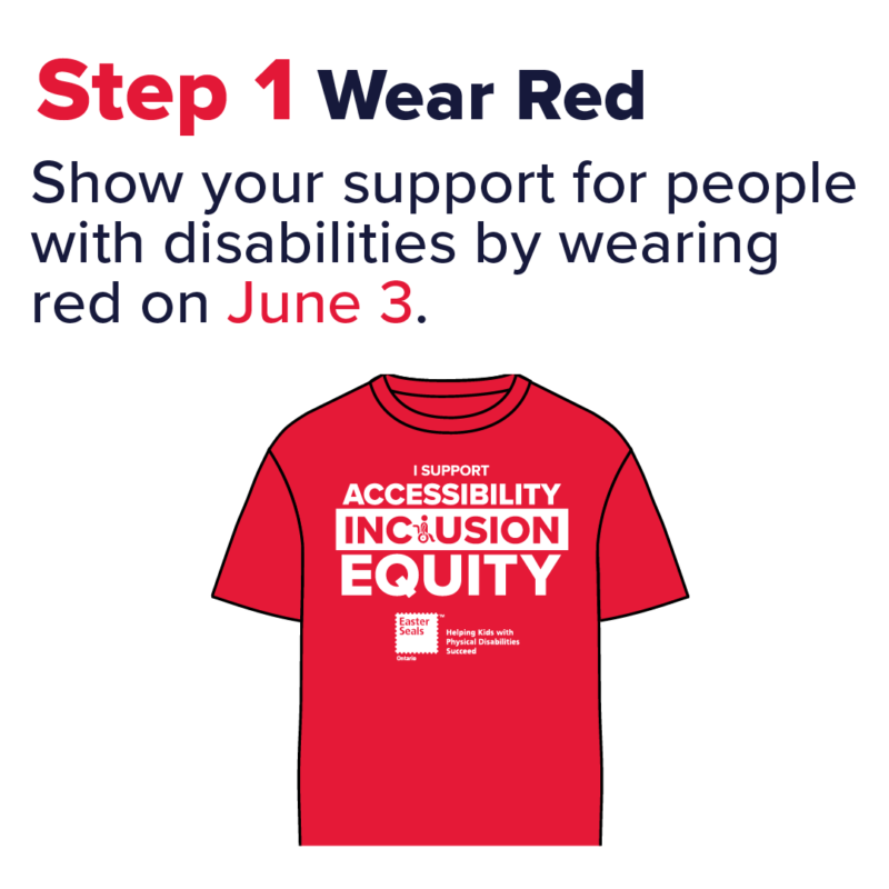 Step 1 - Wear Red