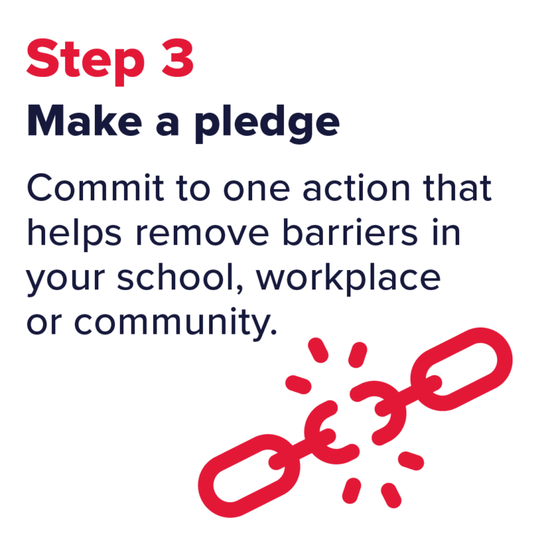 Step 3 - Make a pledge