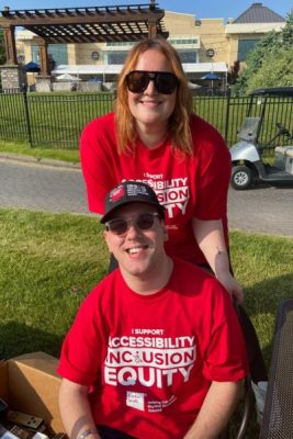 Image of Lauren with Casey