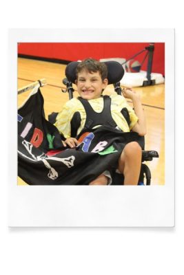 Image of Gabriel Playing sports at Camp